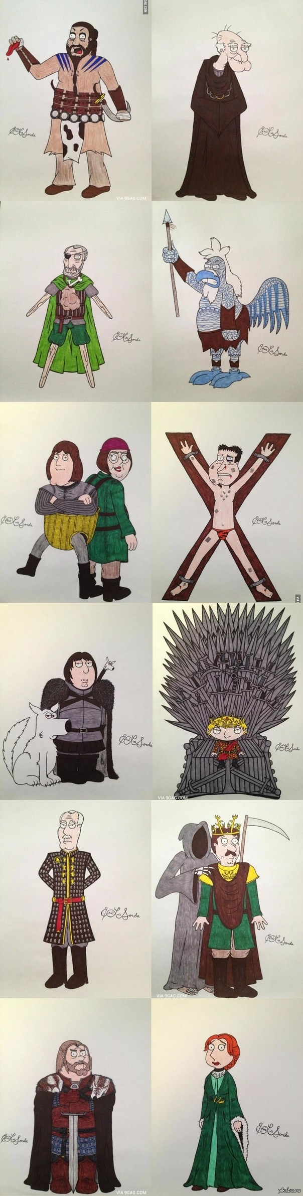 Game of Thrones X Family Guy | Пикабу