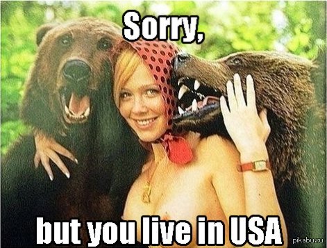 In light of recent events - NSFW, Russia, Russia vs USA, USA, The Bears