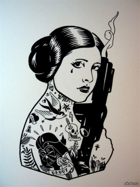 Princess Leia Biqle