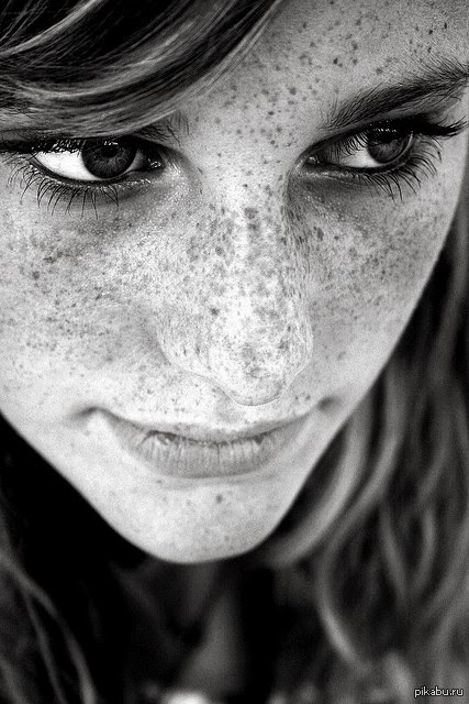 Freckles Brunette