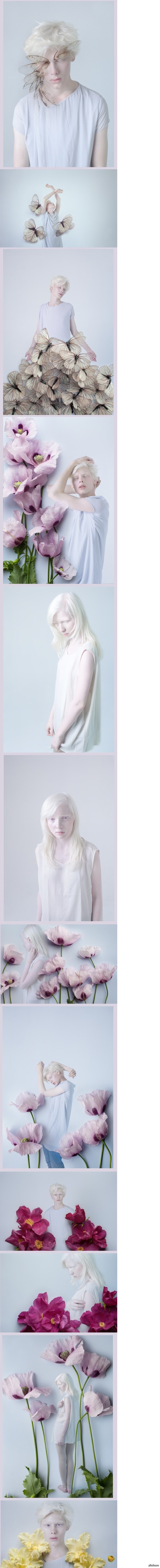 Albino by Anna Danilova models. Nikolay &amp; Nastya/ make-up. Anna Plate