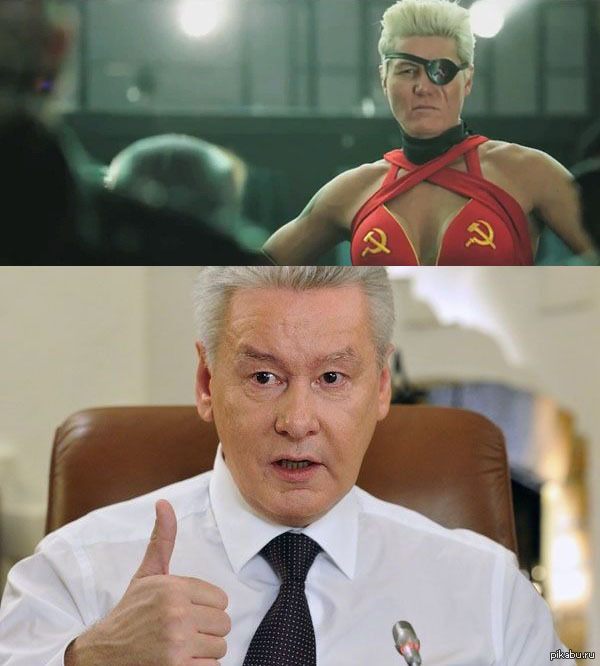 Не знал, что врио Собянин ещё и актёр. Очень уж хорошее совпадение, что бы быть не правдой)