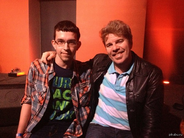 Я и Девид Браун (Солист группы Brazzaville)