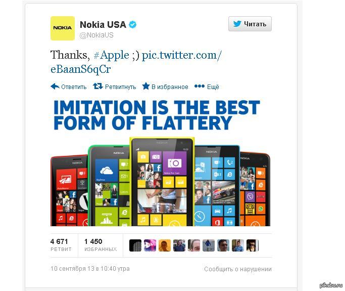 Nokia  Apple     
