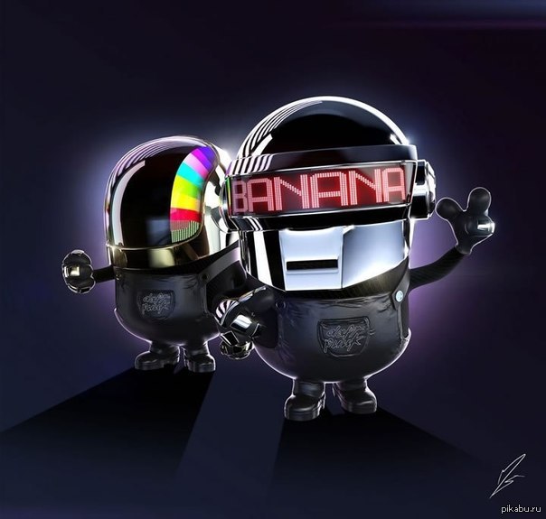 Daft Punk in Minion version 
