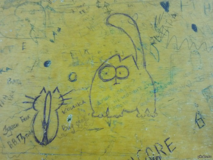 Кот Саймона встретился с кошкой Путина