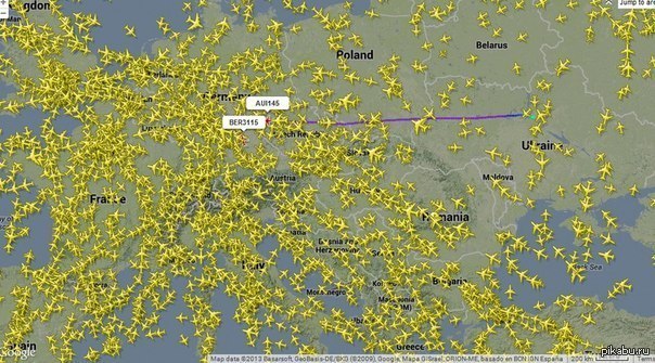 Flightradar24 - авиарадар для отслеживания рейсов в реальном времени