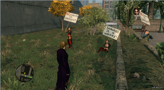 Saints row. Глюк или нет? | Пикабу