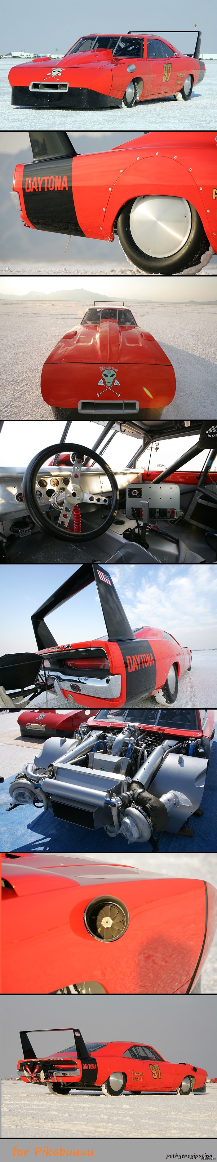      ? Lee Sicilio '69 Dodge Daytona Bonneville Racer   3500 ,      273   (   440   )