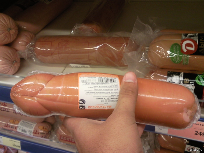 Sausage according to Freud - NSFW, My, Food, Sausage, Products