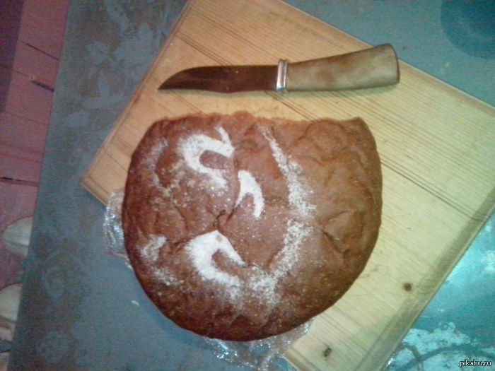 Сегодня утром зарезала колобка.