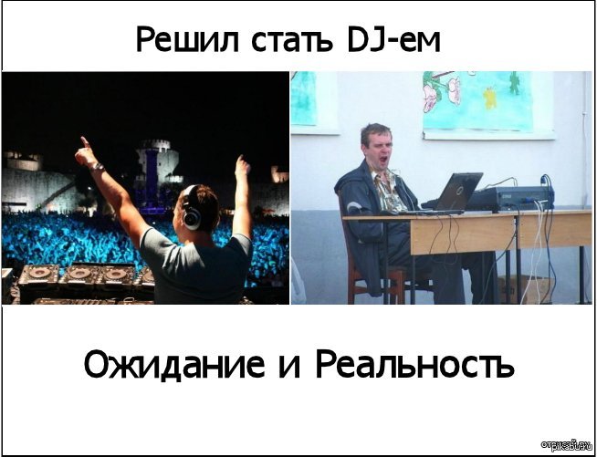 Решением стало. Диджей ожидание реальность. Профессии ожидание и реальность. Юрист ожидание и реальность. Учеба ожидание и реальность.