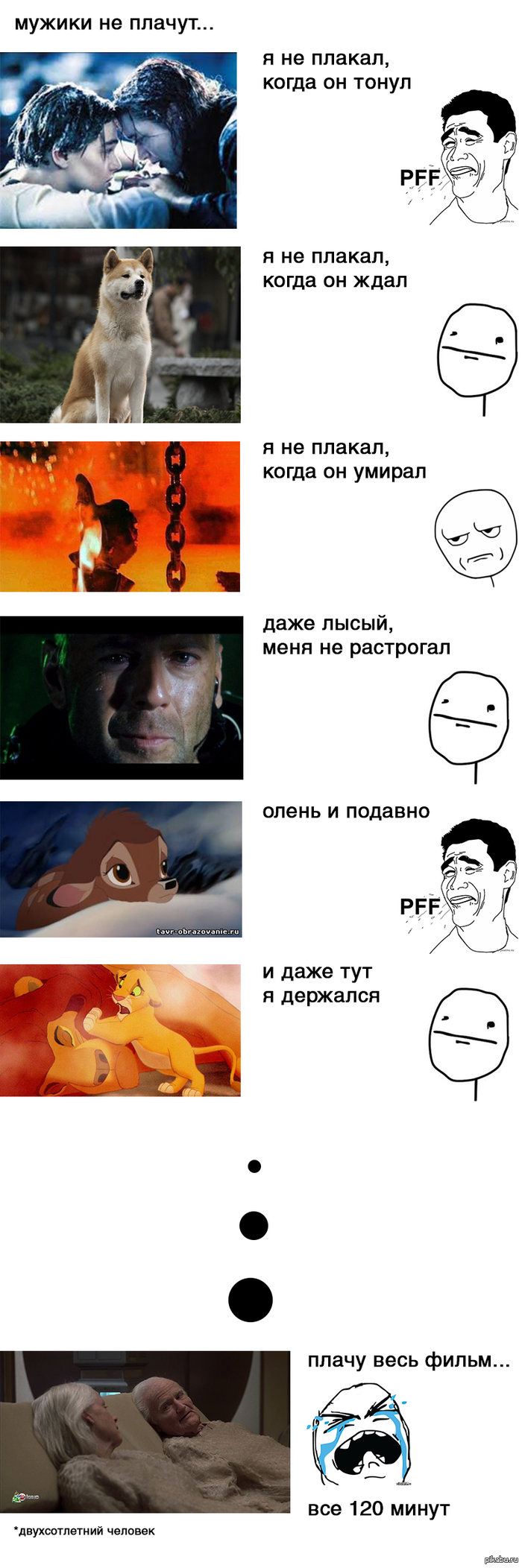 мужики не плачут...