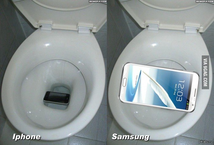    Samsung  iPhone