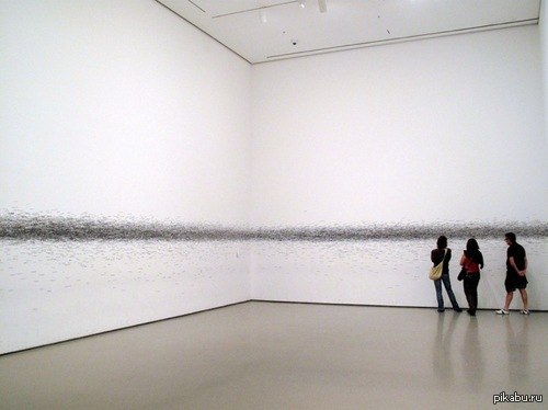 Интерактивная инсталляция "Измерение Вселенной" Романа Ондака.