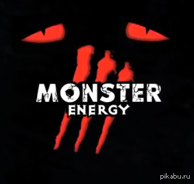Monster energy ,     Burn  Red Bull... 
