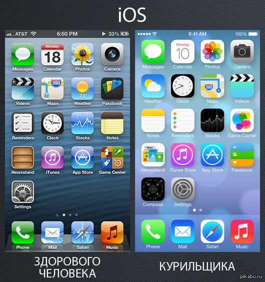 Психоделическая iOS | Пикабу