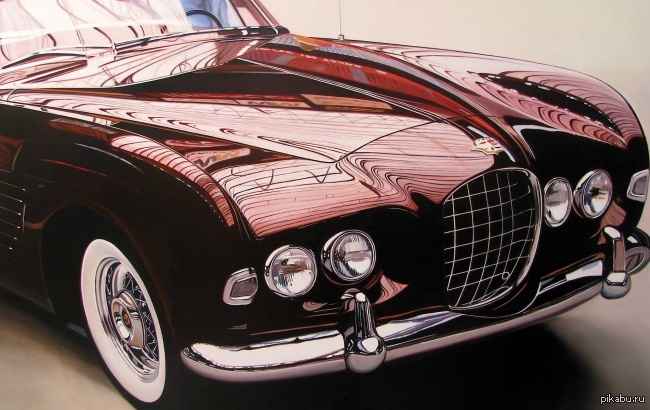 Painted Cadillac - Muscle car, Cadillac, Drawing