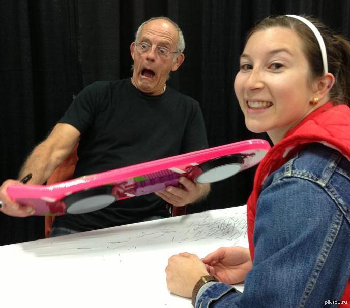 "Моя сестра уломала Дока подписать ховерборд"