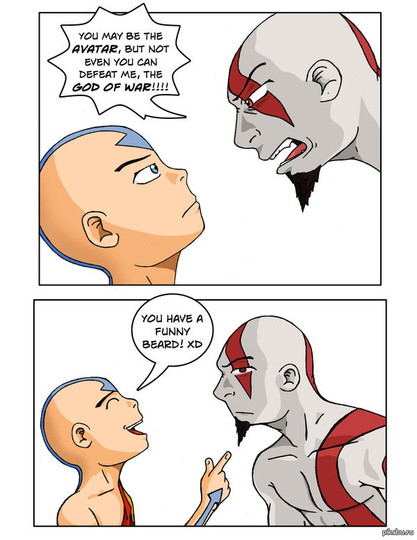 Kratos vs Aang   ._.