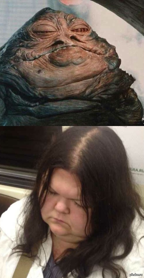 Father's daughter - NSFW, My, Jabba the Hutt, Fatty, Metro, Excess weight