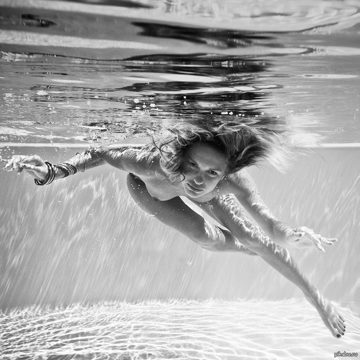 Mermaid - NSFW, Girls, Under the water, The photo