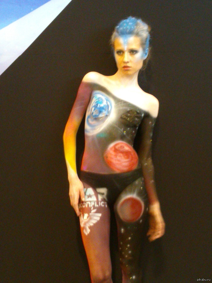 simply space) - NSFW, Girls, Bodypainting