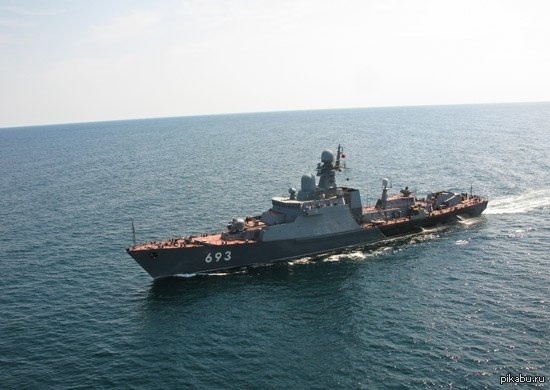A detachment of warships of the Caspian Flotilla (OBK KFL) went to sea to perform the tasks of the collection-travel - Russia, Fleet, Army, Interesting
