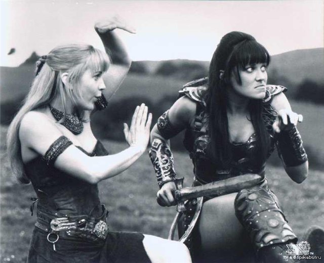 Funny photo from the shoot - NSFW, Xena - the Queen of Warriors, Funny