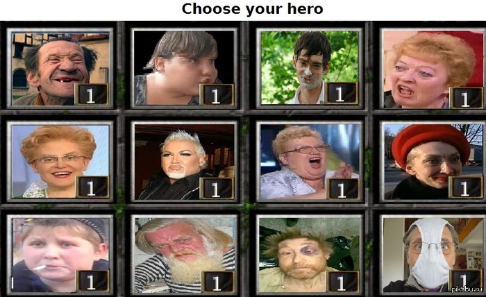 Choose your hero