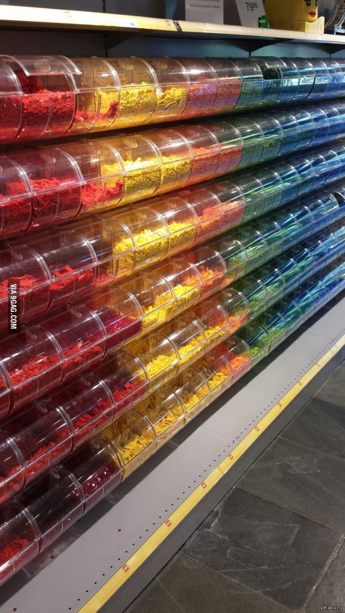 Mix a bag of LEGO at Legoland, Denmark 