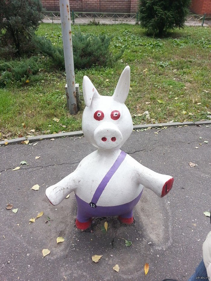 He will come to you NIGHT... - The park, Children, Sculpture