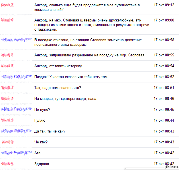 Разыгралось воображение у однокурсника