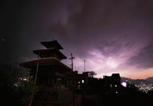 Красота грозы.