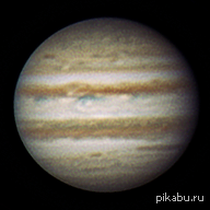 Юпитер. Снято 19-го октября, в полнолуние. Sky-Watcher DOB 16". Камера QHY5-II. Автор "POL".