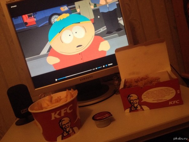 Cartman - NSFW, My, KFC, Eric Cartman, Love, For a long time, 