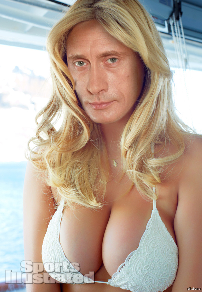 BaboPutin - NSFW, Vladimir Putin, Potato, Boobs, Photoshop, Blonde