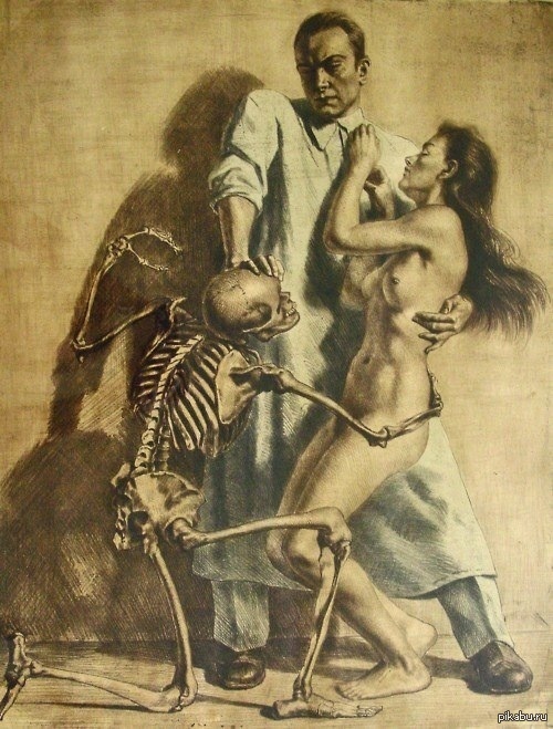 Ivo Saliger  The Doctor The Girl And Death. 1920