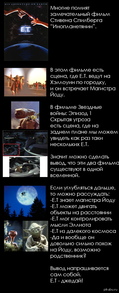 Вселенная звездных войн и фильм Инопланетянин.