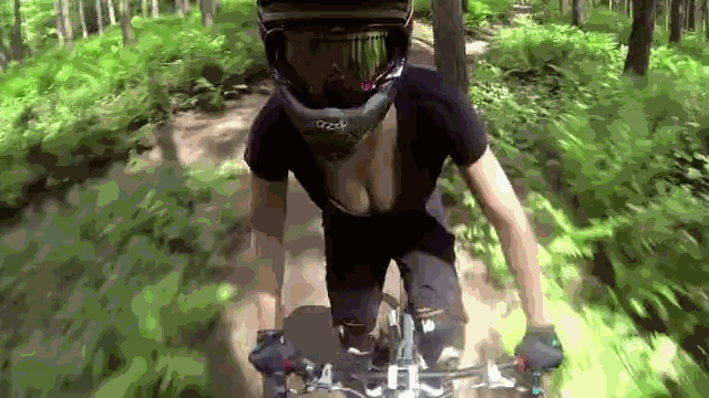 Zalipalovo) - Extreme, Boobs, A bike, Forest, GIF