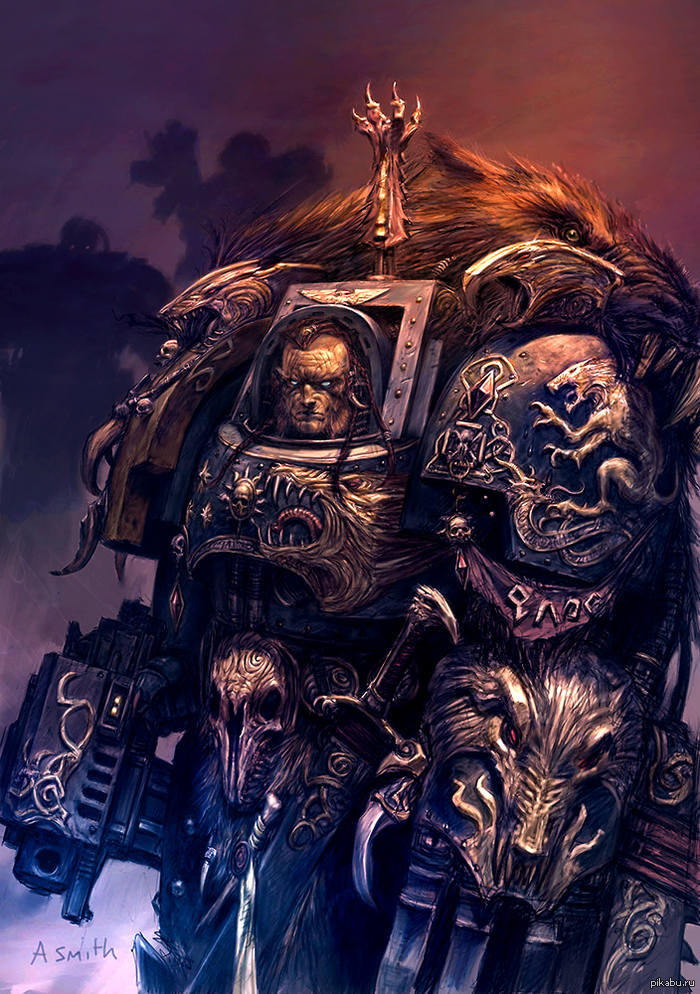 Очень хороший арт на тему Вархаммера.