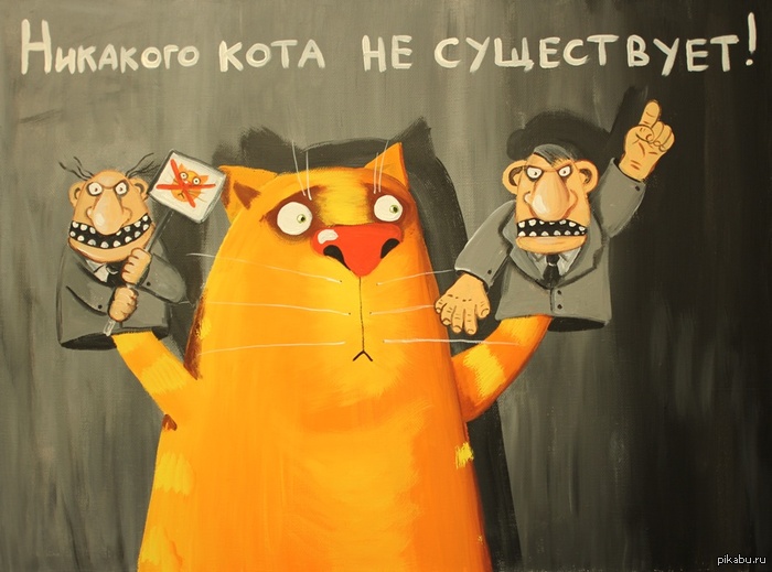Никакого кота не существует!