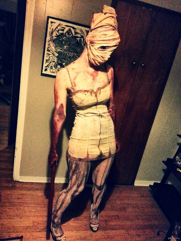 silent hill nurse costume diy