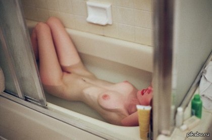In the bathroom - NSFW, Girls, Bath, Strawberry, beauty, Nudity