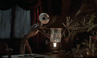 In a chemistry lesson - The nightmare before christmas, Cartoons, GIF