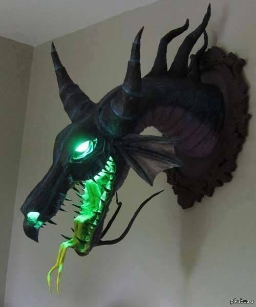 It's just a dragon lamp. - Лампа, Creative, Interesting