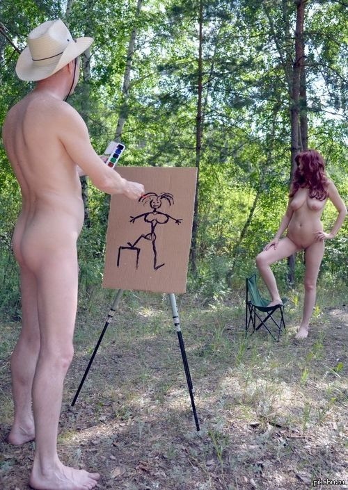 Pen and brush master - NSFW, Artist, The photo, Humor