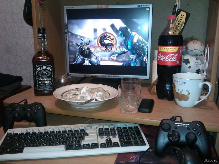 You need to relax in the winter properly ... :) - My, Jack, Jack daniels, Mortal, Combat, 9, Mortal kombat