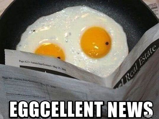 Eggcellent news