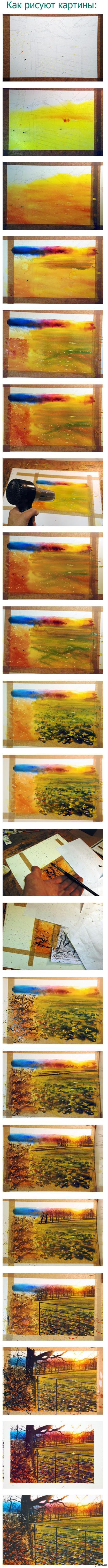 Painting Creation Process